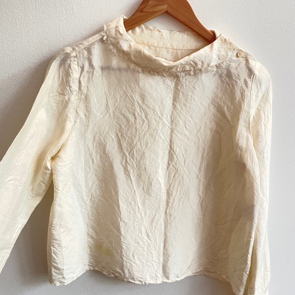 Samuji Linen Top